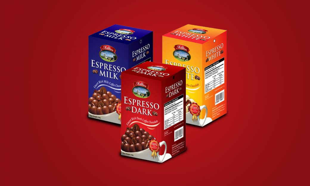 Milton Chocolate Packaging Design
